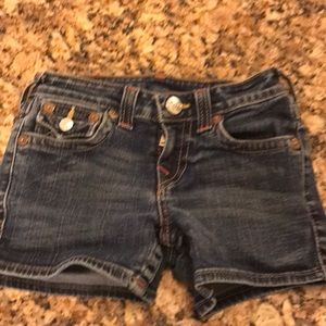 Used True Religion Girls Jean Shorts